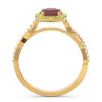 Halo Pave Arenu Ring