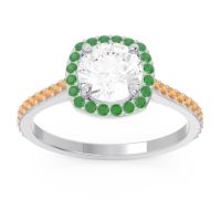 Halo Pave Nakin Ring