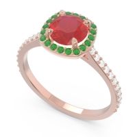 Halo Pave Nakin Ring