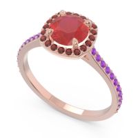 Halo Pave Nakin Ring