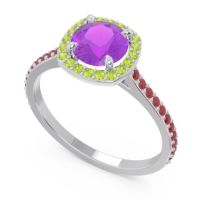 Halo Pave Nakin Ring