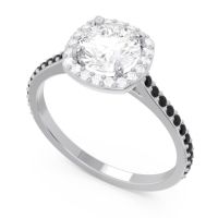 Halo Pave Nakin Ring