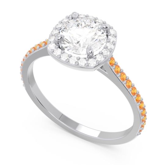 Halo Pave Nakin Ring