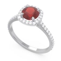 Halo Pave Nakin Ring