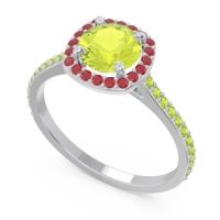 Halo Pave Nakin Ring