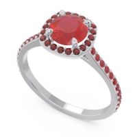 Halo Pave Nakin Ring