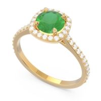 Halo Pave Nakin Ring