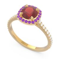 Halo Pave Nakin Ring