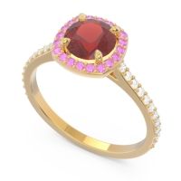 Halo Pave Nakin Ring