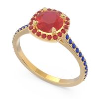 Halo Pave Nakin Ring