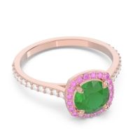 Halo Pave Nakin Ring