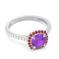 Halo Pave Nakin Ring