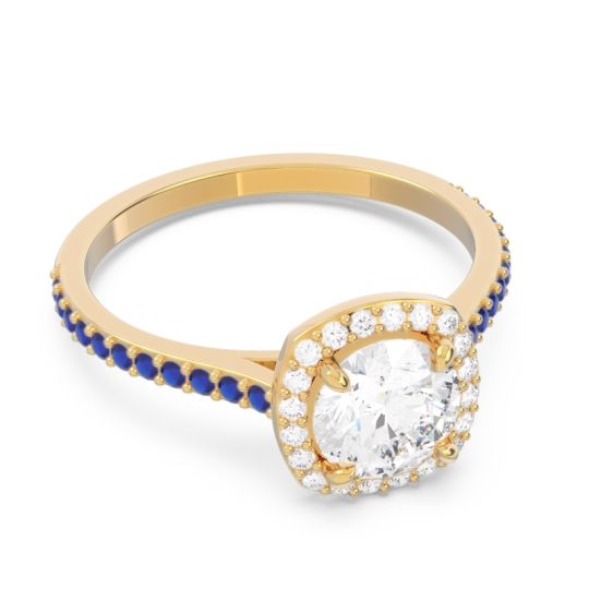 Halo Pave Nakin Ring