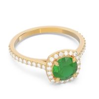 Halo Pave Nakin Ring