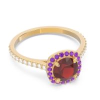 Halo Pave Nakin Ring