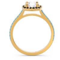 Halo Pave Nakin Ring