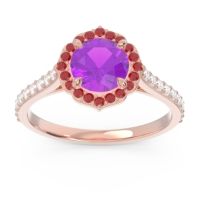 Halo Pave Pulla Ring
