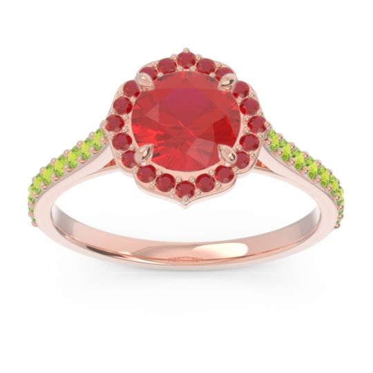 Halo Pave Pulla Ring