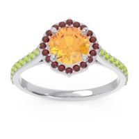 Halo Pave Pulla Ring