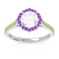 Halo Pave Pulla Ring