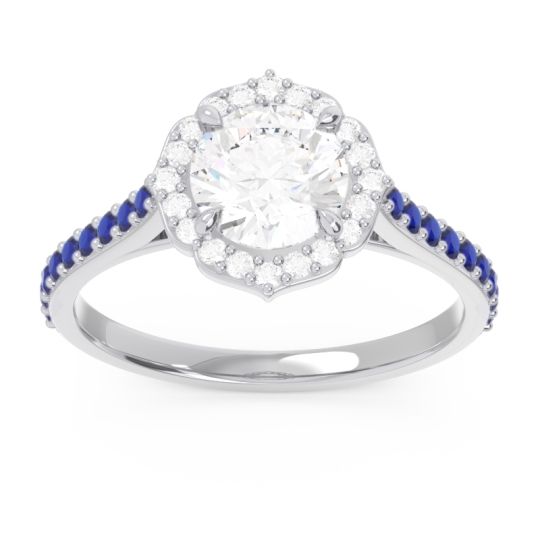 Halo Pave Pulla Ring