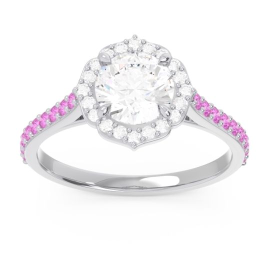 Halo Pave Pulla Ring