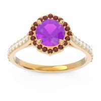 Halo Pave Pulla Ring