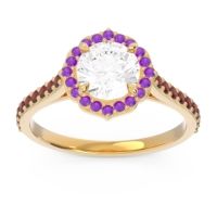 Halo Pave Pulla Ring