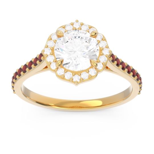 Halo Pave Pulla Ring