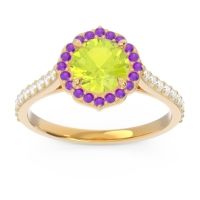 Halo Pave Pulla Ring