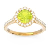 Halo Pave Pulla Ring