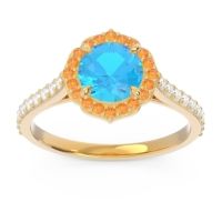 Halo Pave Pulla Ring