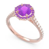 Halo Pave Pulla Ring