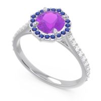 Halo Pave Pulla Ring