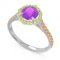 Halo Pave Pulla Ring