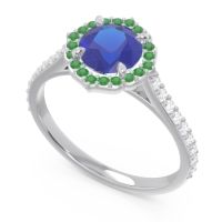 Halo Pave Pulla Ring