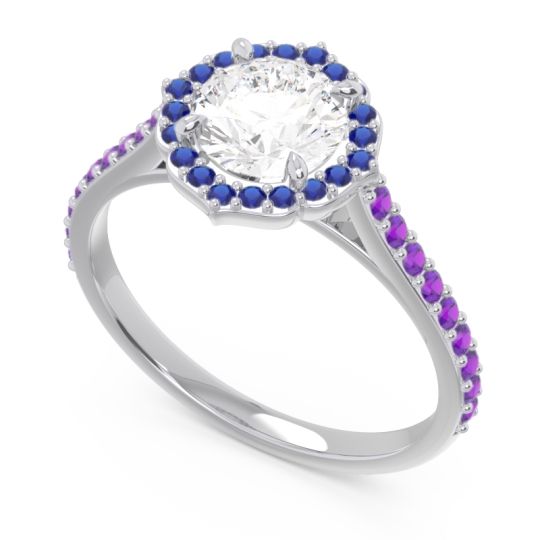 Halo Pave Pulla Ring