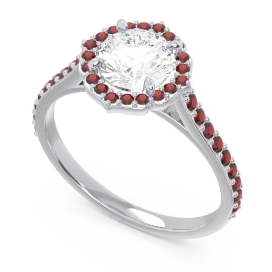 Halo Pave Pulla Ring