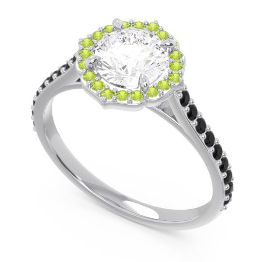 Halo Pave Pulla Ring