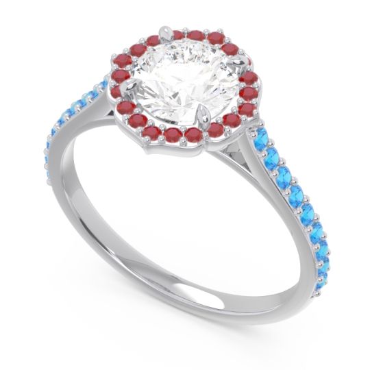 Halo Pave Pulla Ring