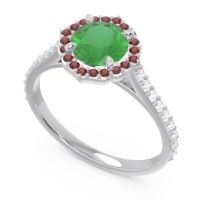 Halo Pave Pulla Ring