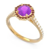 Halo Pave Pulla Ring