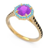 Halo Pave Pulla Ring