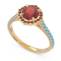 Halo Pave Pulla Ring