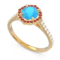 Halo Pave Pulla Ring