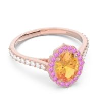 Halo Pave Pulla Ring