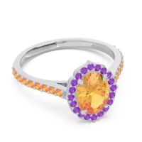 Halo Pave Pulla Ring