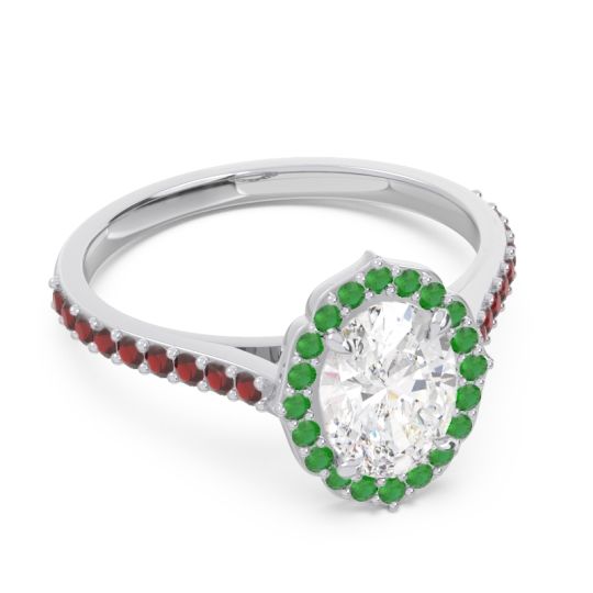 Halo Pave Pulla Ring