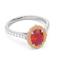 Halo Pave Pulla Ring