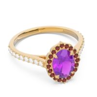 Halo Pave Pulla Ring